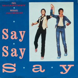 Paul McCartney & Michael Jackson - Say Say Say single cover