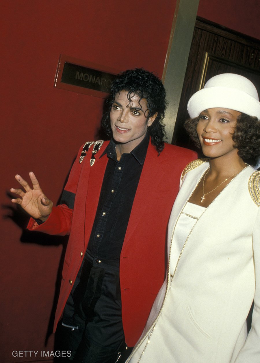 Michael Jackson & Whitney Houston At UNCF Event In 1988