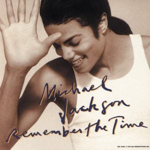 Michael Jackson single cover artwork for Remember The Time