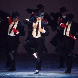 Michael Jackson performs at the 1995 MTV Video Music Awards in New York, NY, on September 7, 1995.