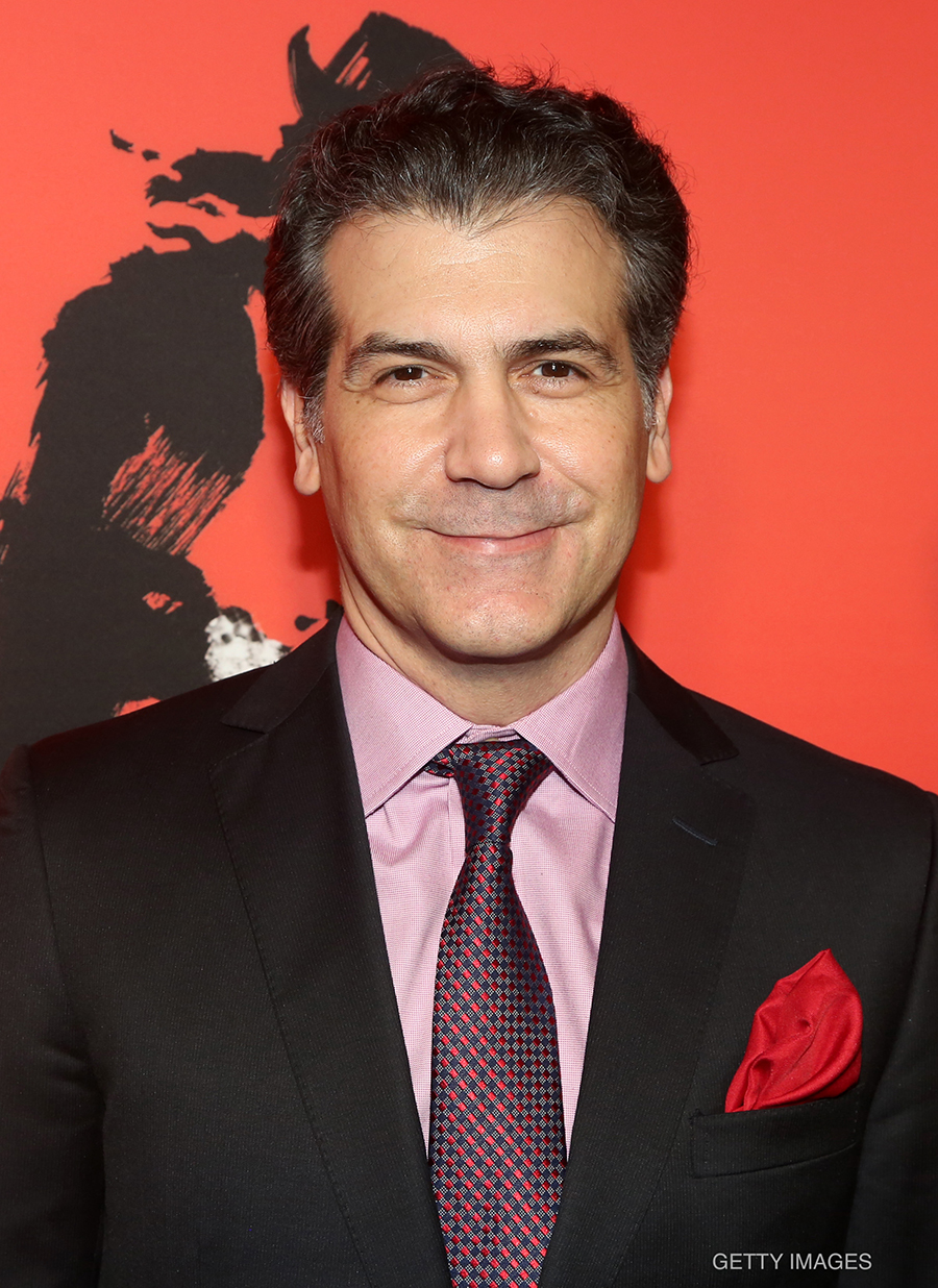 Joey Sorge, who performs as Michael’s business manager and accountant in MJ the Musical, attends opening night on Broadway at the Neil Simon Theatre in New York City on February 1, 2022.