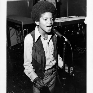Michael Jackson performs onstage in circa 1970.