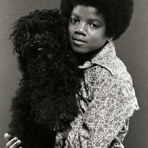Michael Jackson poses for a portrait session in the 1970s.
