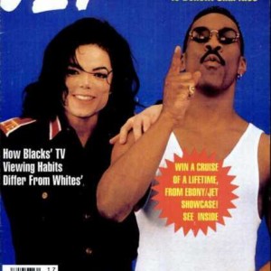 MJ and Eddie Murphy on Jet Magazine