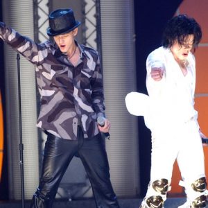 Michael Jackson and Justin Timberlake